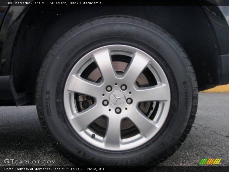 Black / Macadamia 2006 Mercedes-Benz ML 350 4Matic