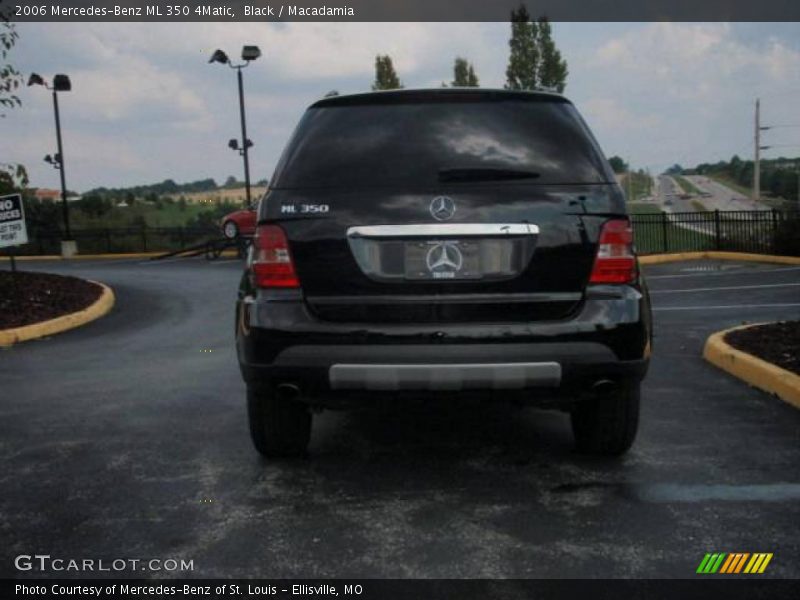 Black / Macadamia 2006 Mercedes-Benz ML 350 4Matic