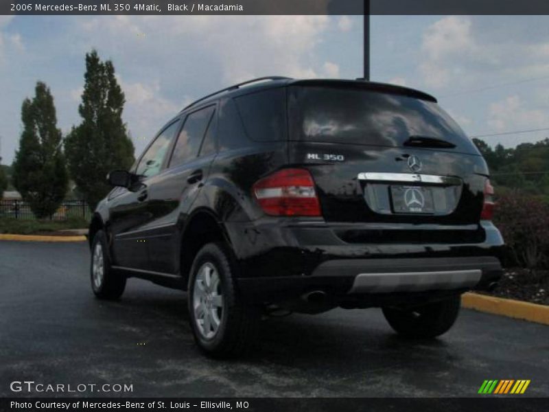 Black / Macadamia 2006 Mercedes-Benz ML 350 4Matic