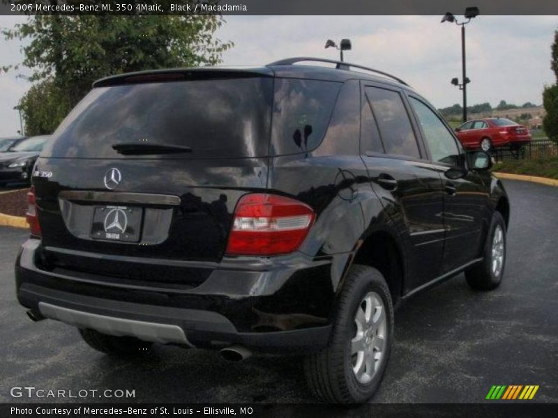 Black / Macadamia 2006 Mercedes-Benz ML 350 4Matic