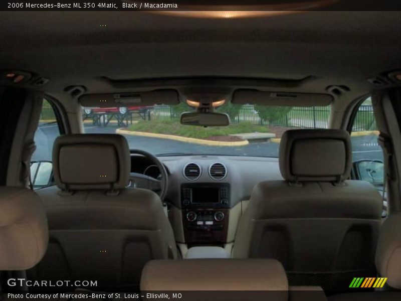 Black / Macadamia 2006 Mercedes-Benz ML 350 4Matic