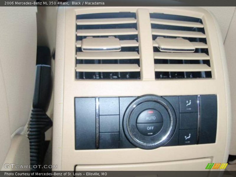 Black / Macadamia 2006 Mercedes-Benz ML 350 4Matic