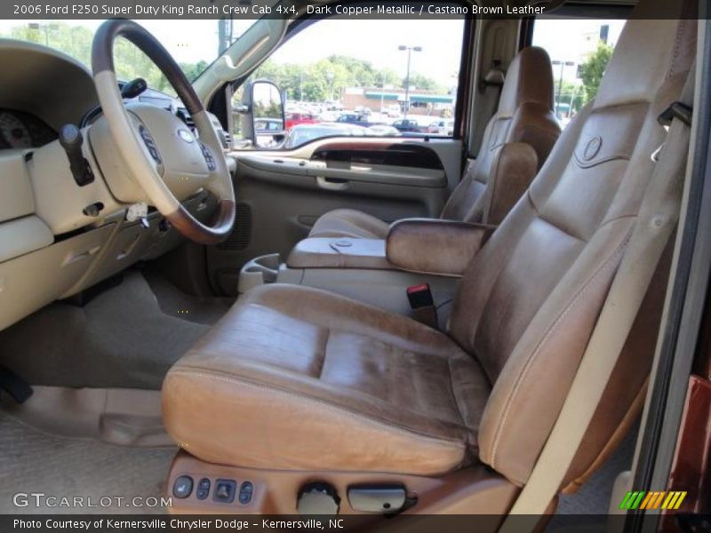 Dark Copper Metallic / Castano Brown Leather 2006 Ford F250 Super Duty King Ranch Crew Cab 4x4