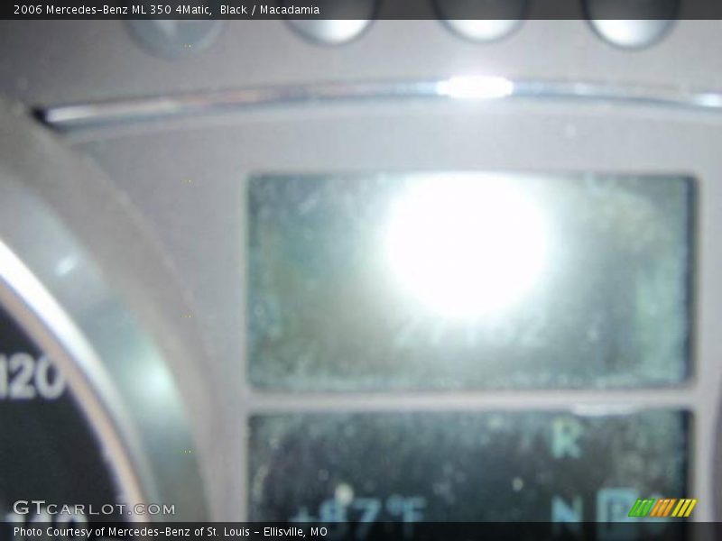 Black / Macadamia 2006 Mercedes-Benz ML 350 4Matic