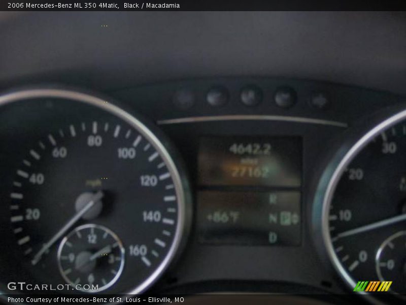 Black / Macadamia 2006 Mercedes-Benz ML 350 4Matic