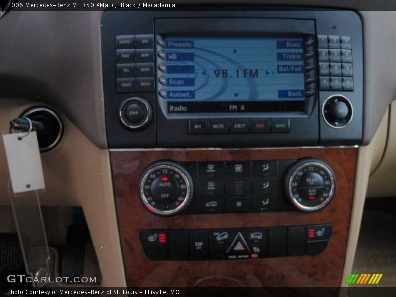 Black / Macadamia 2006 Mercedes-Benz ML 350 4Matic