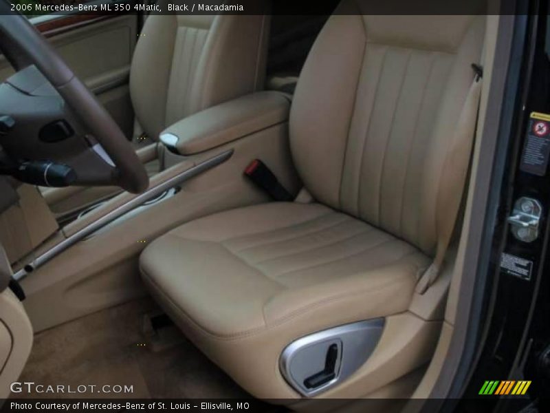 Black / Macadamia 2006 Mercedes-Benz ML 350 4Matic