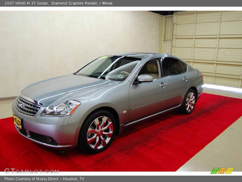 Diamond Graphite Metallic / Wheat 2007 Infiniti M 35 Sedan