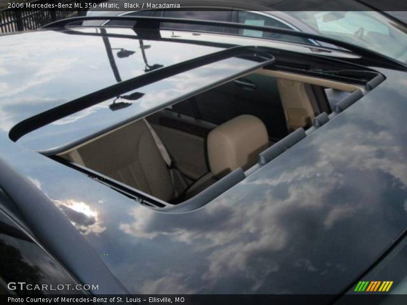 Black / Macadamia 2006 Mercedes-Benz ML 350 4Matic