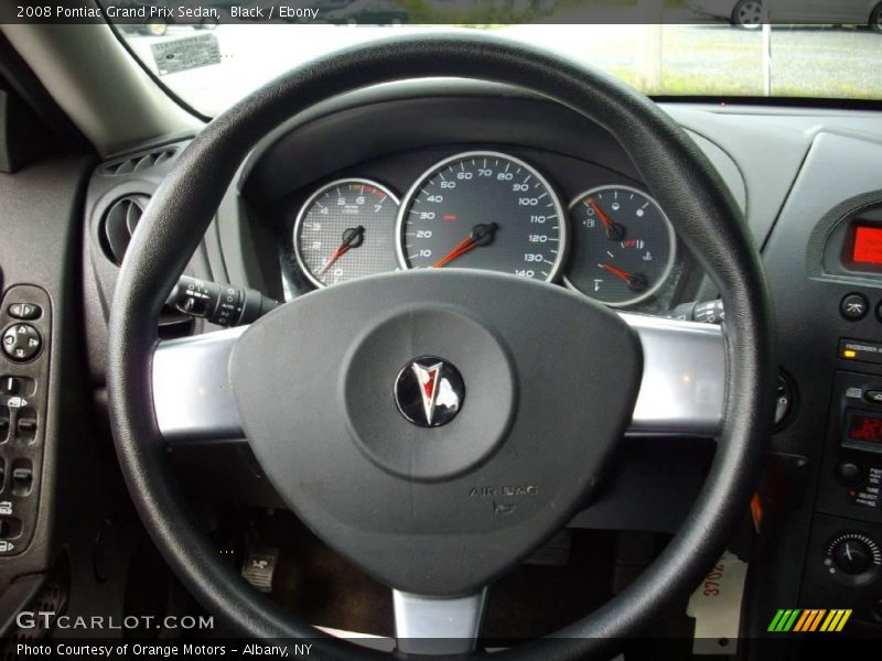 Black / Ebony 2008 Pontiac Grand Prix Sedan