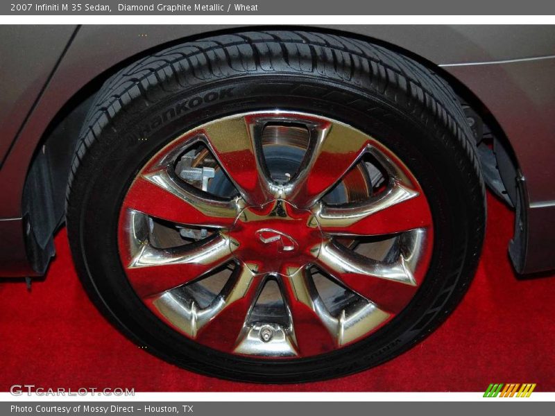 Diamond Graphite Metallic / Wheat 2007 Infiniti M 35 Sedan