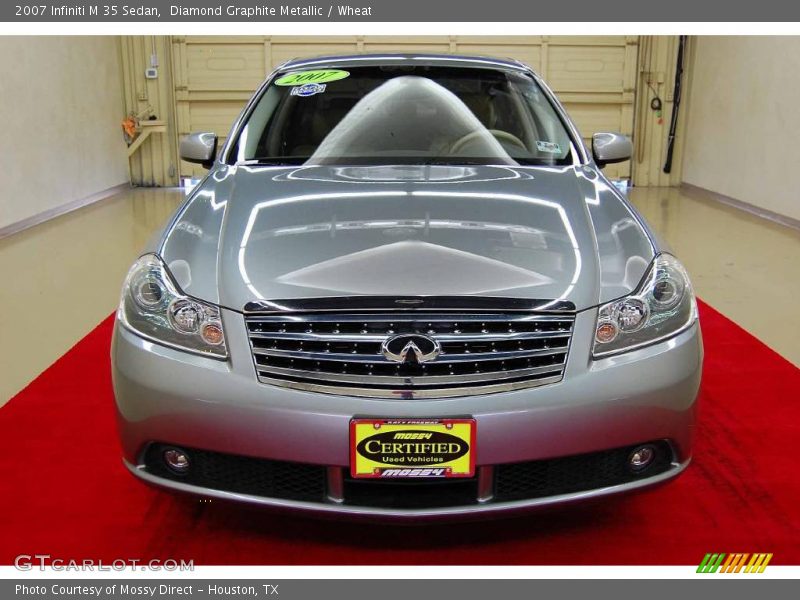Diamond Graphite Metallic / Wheat 2007 Infiniti M 35 Sedan