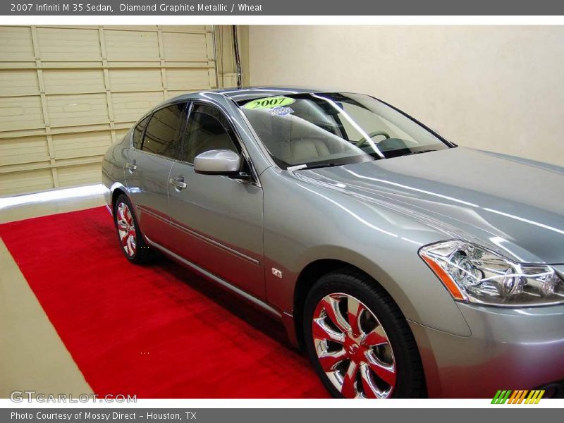 Diamond Graphite Metallic / Wheat 2007 Infiniti M 35 Sedan