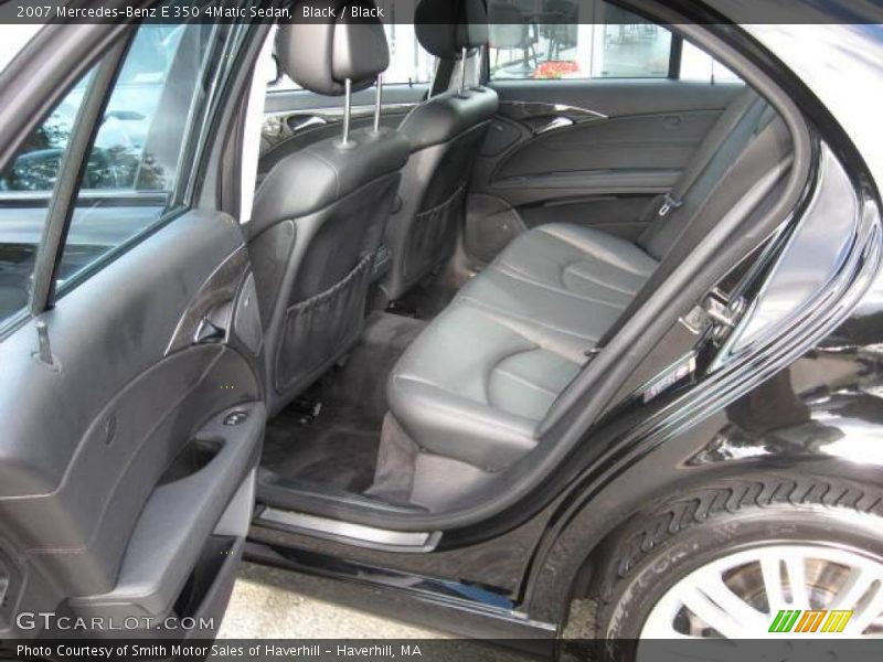 Black / Black 2007 Mercedes-Benz E 350 4Matic Sedan