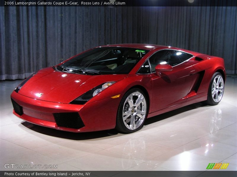 Rosso Leto / Avorio Lilium 2006 Lamborghini Gallardo Coupe E-Gear