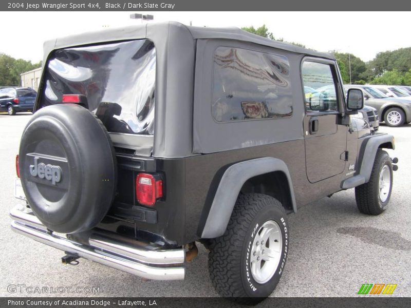 Black / Dark Slate Gray 2004 Jeep Wrangler Sport 4x4