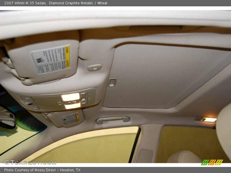 Diamond Graphite Metallic / Wheat 2007 Infiniti M 35 Sedan