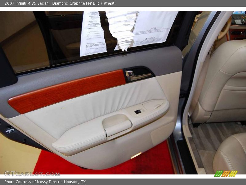 Diamond Graphite Metallic / Wheat 2007 Infiniti M 35 Sedan