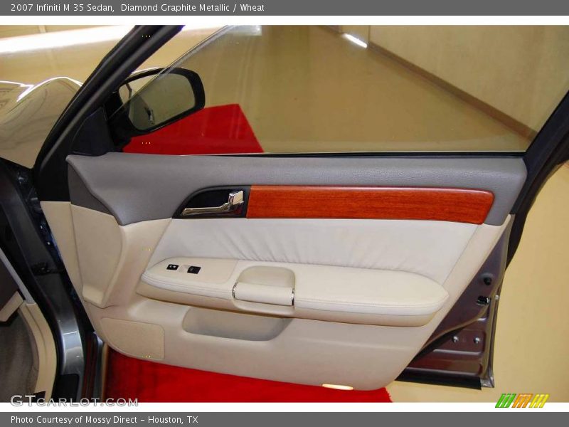 Diamond Graphite Metallic / Wheat 2007 Infiniti M 35 Sedan