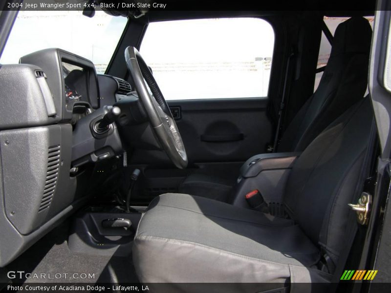 Black / Dark Slate Gray 2004 Jeep Wrangler Sport 4x4