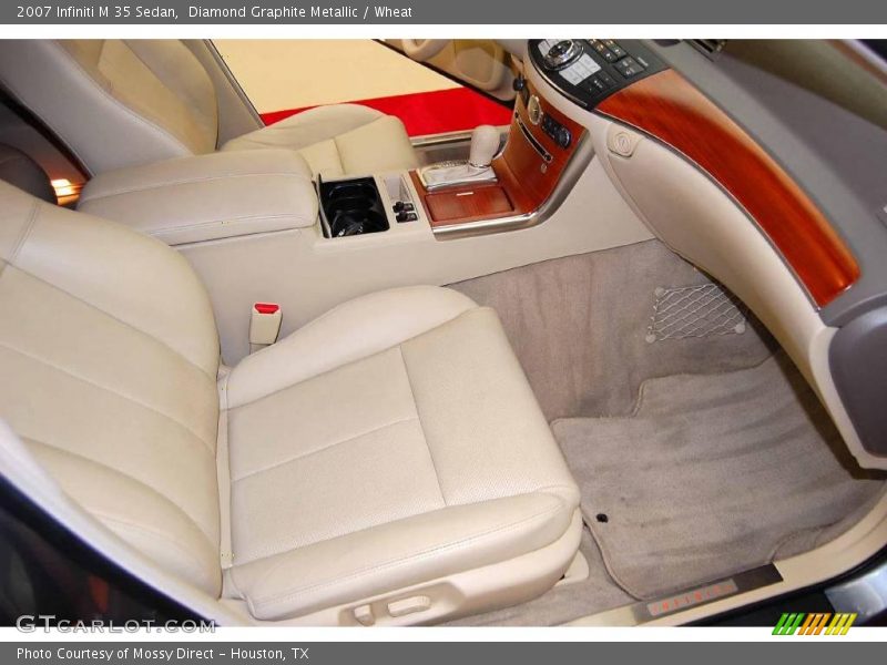 Diamond Graphite Metallic / Wheat 2007 Infiniti M 35 Sedan