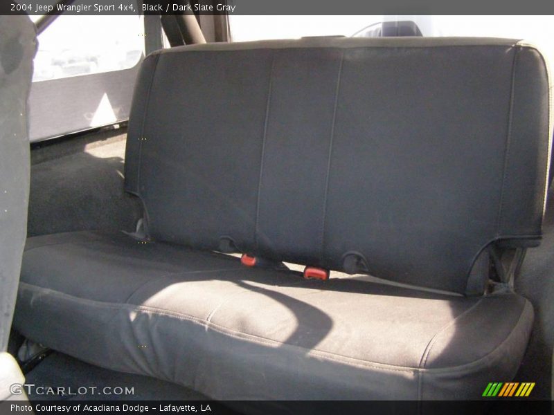 Black / Dark Slate Gray 2004 Jeep Wrangler Sport 4x4