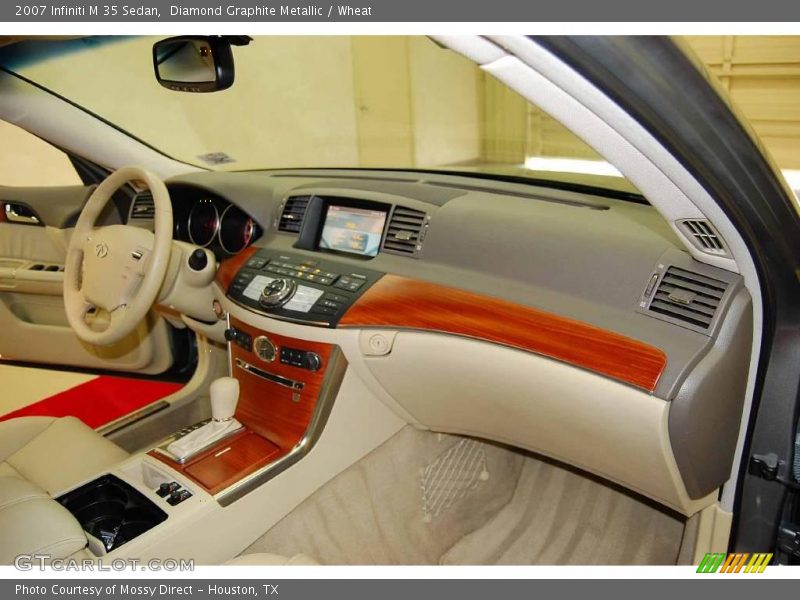 Diamond Graphite Metallic / Wheat 2007 Infiniti M 35 Sedan