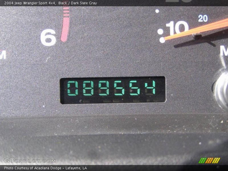 Black / Dark Slate Gray 2004 Jeep Wrangler Sport 4x4
