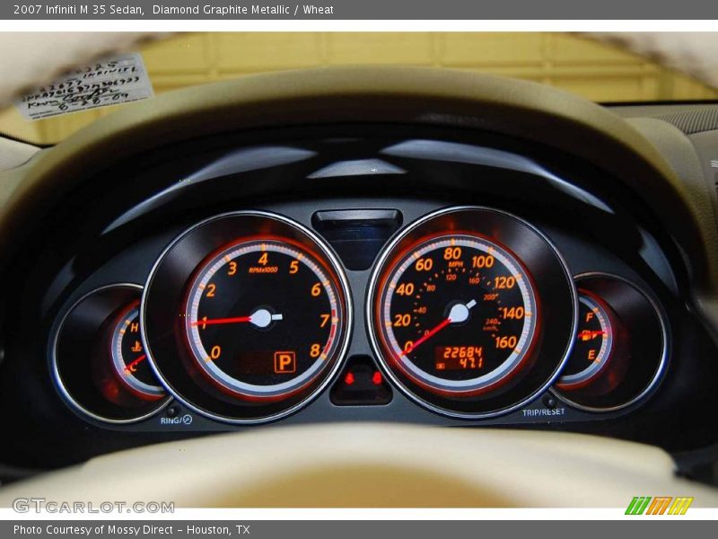 Diamond Graphite Metallic / Wheat 2007 Infiniti M 35 Sedan