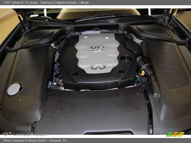 Diamond Graphite Metallic / Wheat 2007 Infiniti M 35 Sedan