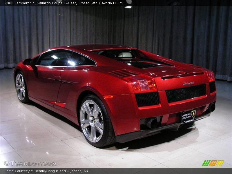 Rosso Leto / Avorio Lilium 2006 Lamborghini Gallardo Coupe E-Gear