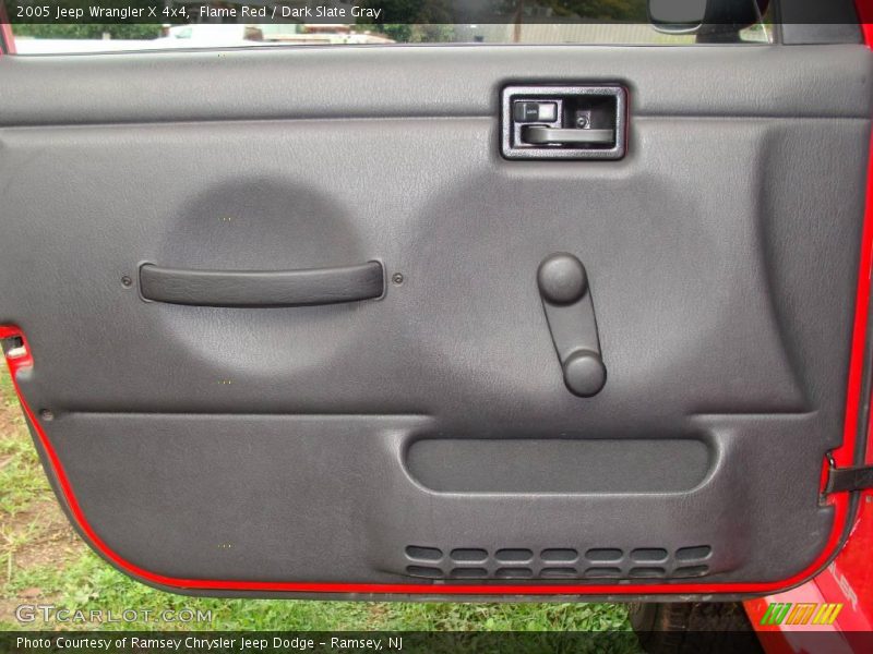 Flame Red / Dark Slate Gray 2005 Jeep Wrangler X 4x4