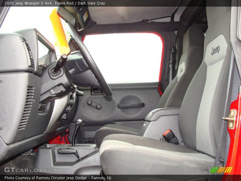 Flame Red / Dark Slate Gray 2005 Jeep Wrangler X 4x4