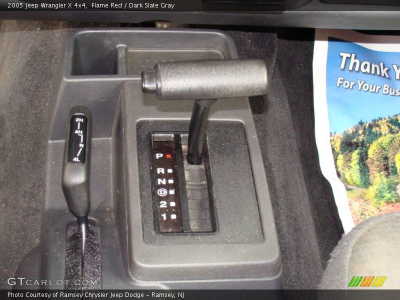 Flame Red / Dark Slate Gray 2005 Jeep Wrangler X 4x4