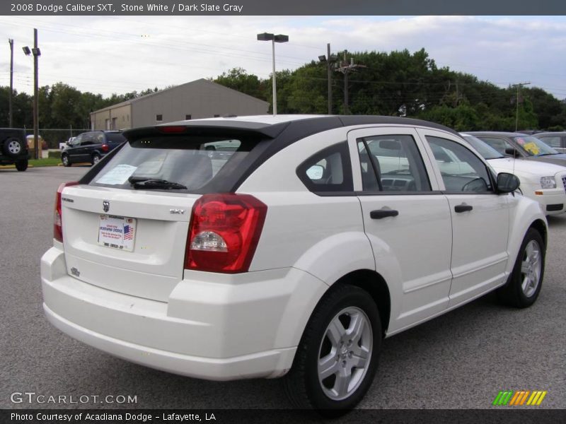 Stone White / Dark Slate Gray 2008 Dodge Caliber SXT