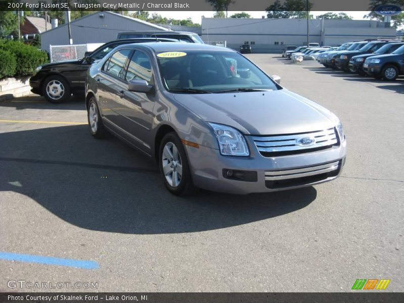Tungsten Grey Metallic / Charcoal Black 2007 Ford Fusion SE