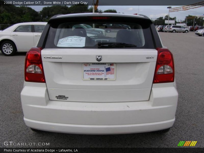 Stone White / Dark Slate Gray 2008 Dodge Caliber SXT