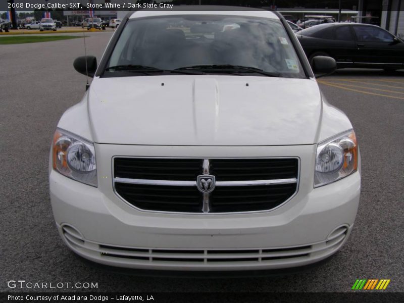 Stone White / Dark Slate Gray 2008 Dodge Caliber SXT