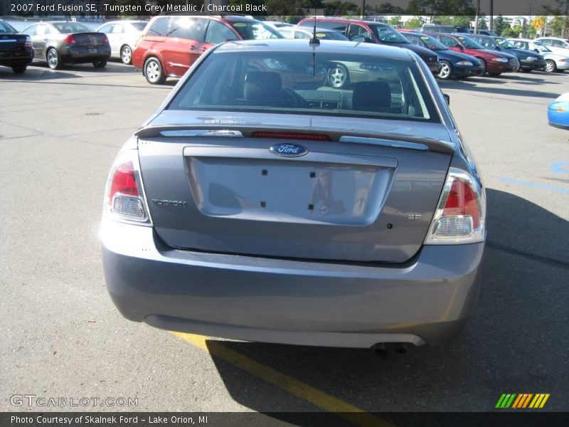 Tungsten Grey Metallic / Charcoal Black 2007 Ford Fusion SE