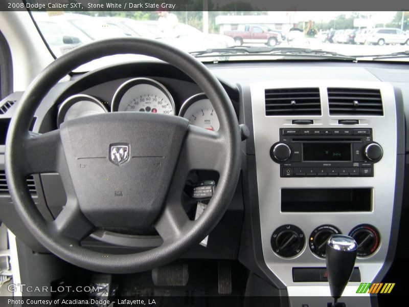 Stone White / Dark Slate Gray 2008 Dodge Caliber SXT