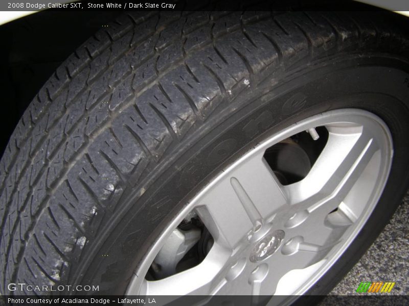 Stone White / Dark Slate Gray 2008 Dodge Caliber SXT