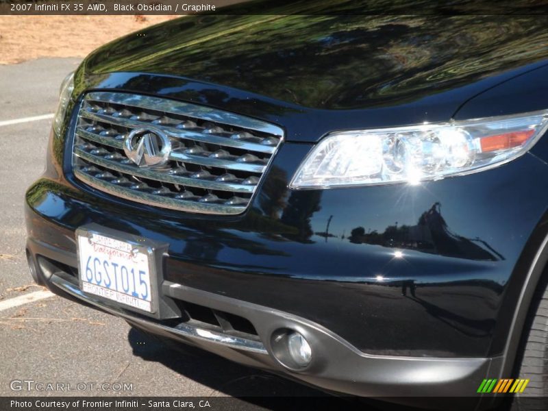 Black Obsidian / Graphite 2007 Infiniti FX 35 AWD