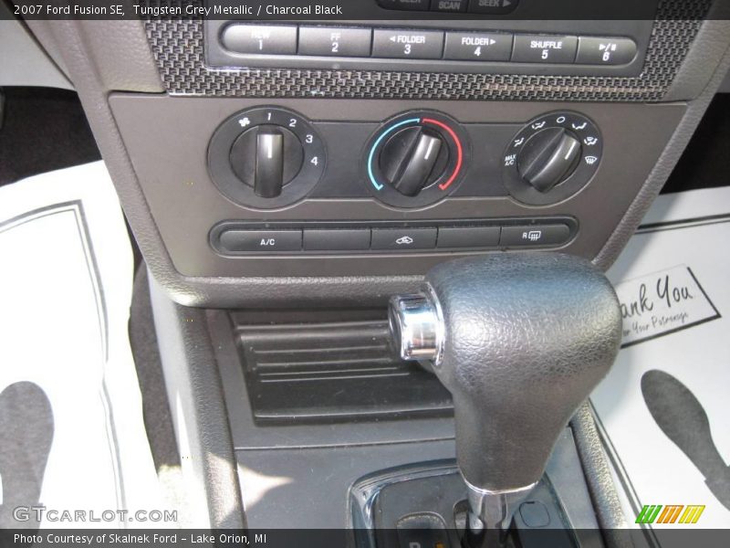 Tungsten Grey Metallic / Charcoal Black 2007 Ford Fusion SE