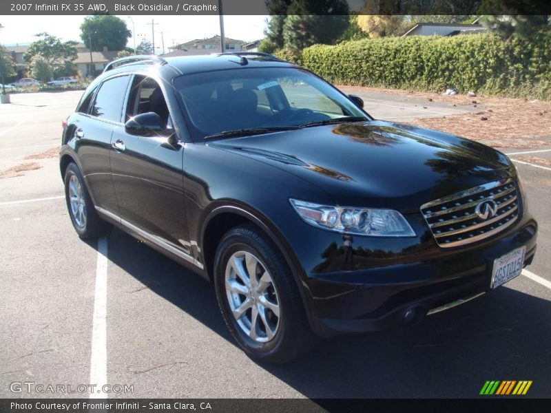 Black Obsidian / Graphite 2007 Infiniti FX 35 AWD