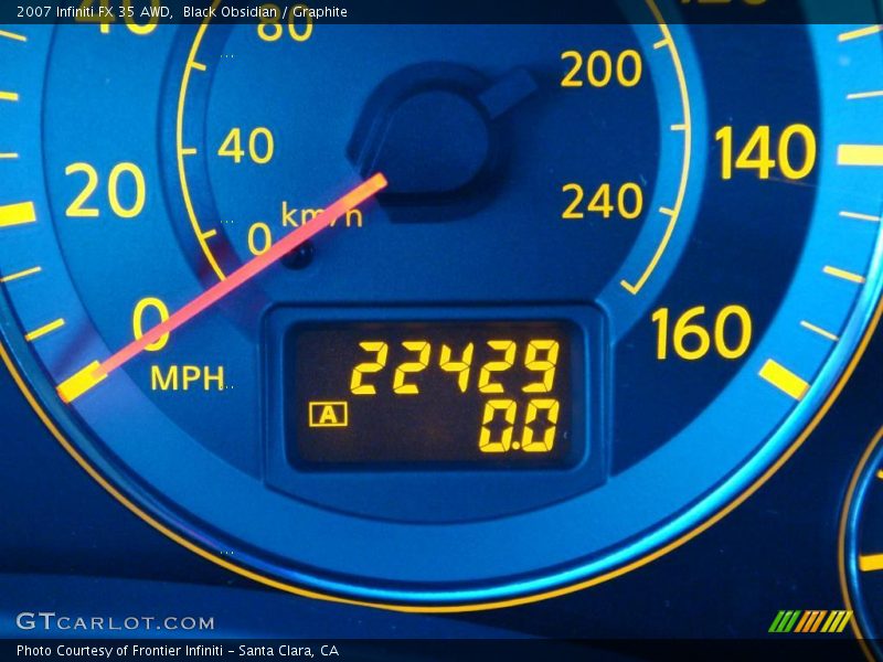 Black Obsidian / Graphite 2007 Infiniti FX 35 AWD