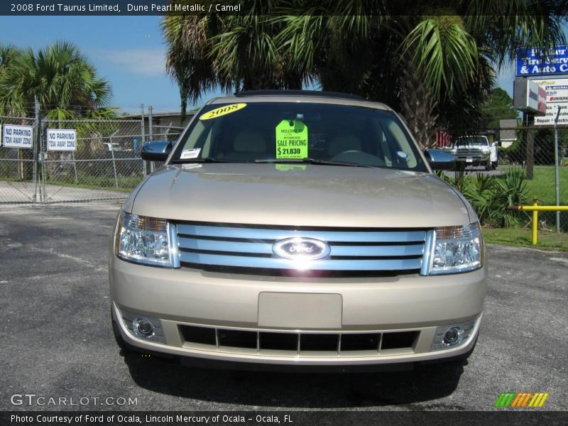 Dune Pearl Metallic / Camel 2008 Ford Taurus Limited