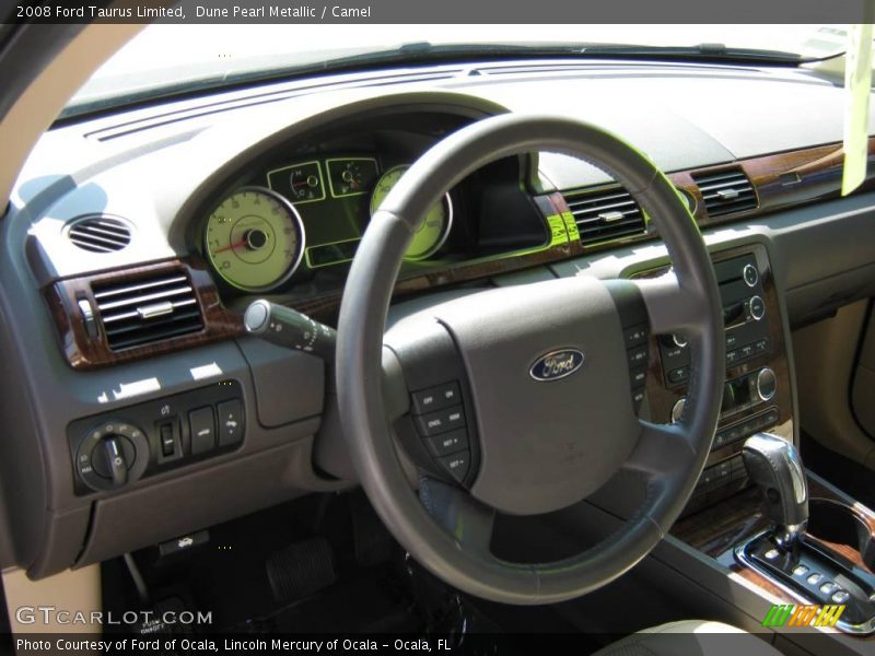 Dune Pearl Metallic / Camel 2008 Ford Taurus Limited