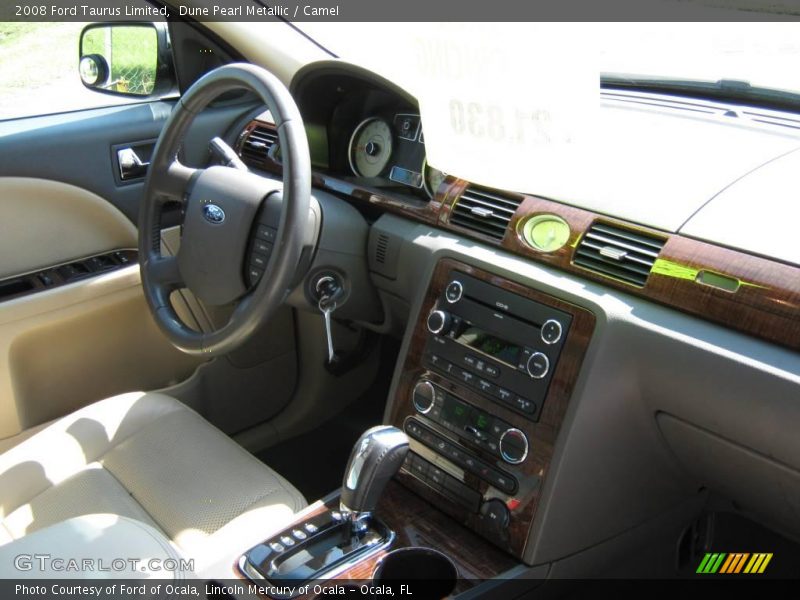 Dune Pearl Metallic / Camel 2008 Ford Taurus Limited