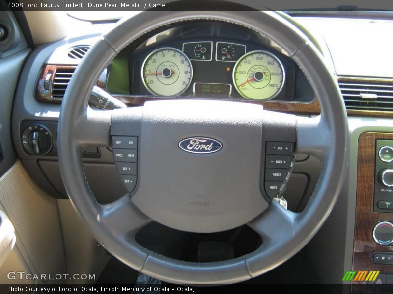 Dune Pearl Metallic / Camel 2008 Ford Taurus Limited