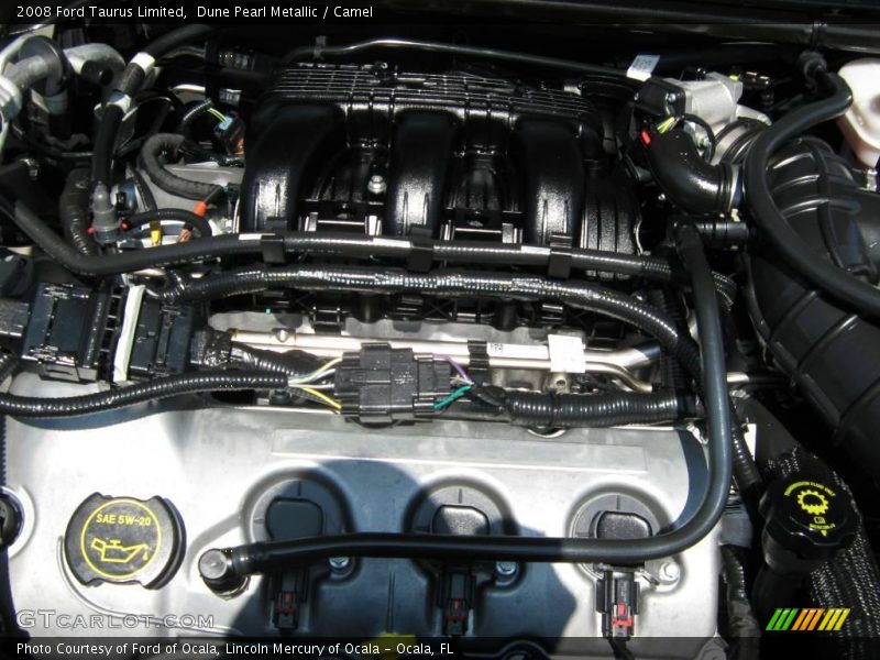 Dune Pearl Metallic / Camel 2008 Ford Taurus Limited